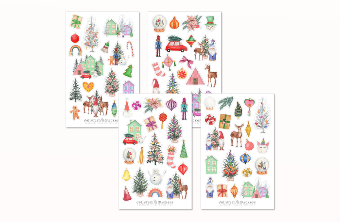 Weihnachten Sticker Set